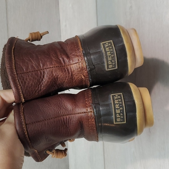 Sperry Womens Saltwater Duck Rubber Waterproof Boots shoes sz 7 - Picture 7 of 11